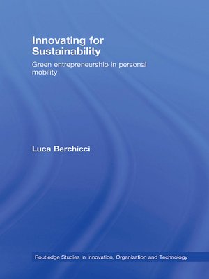cover image of Innovating for Sustainability